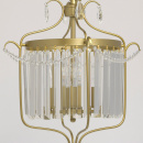 Lampa wisząca złote wykończenie i kryształy MW-LIGHT Crystal 373014403