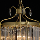 Lampa wisząca złote wykończenie i kryształy MW-LIGHT Crystal 373014403