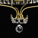 Lampa wisząca złote wykończenie i kryształy MW-LIGHT Crystal 373014403