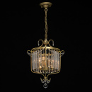 Lampa wisząca złote wykończenie i kryształy MW-LIGHT Crystal 373014403