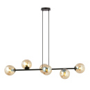 Lampa wisząca żółte kule ROSSI 6 BL MIODOWY Emibig 876/6