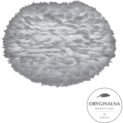 Lampa z gęsich piór Eos Large UMAGE jasnoszara 02090