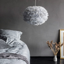 Lampa z gęsich piór Eos Large UMAGE jasnoszara 02090