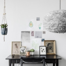 Lampa z gęsich piór Eos XL UMAGE jasnoszara 02086