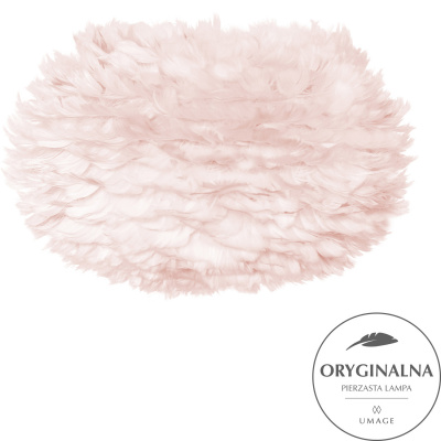 Lampa z naturalnych piór gęsich EOS 45 cm UMAGE jasnoróżowa 02300