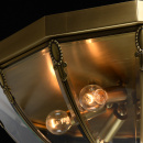 Lampa zewnętrzna, mosiężna, sufitowa Corso CHIARO Street 802011306