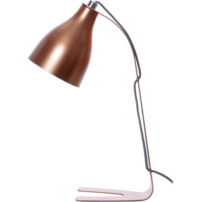 Lampka biurkowa Barefoot Leitmotiv miedziana LM961