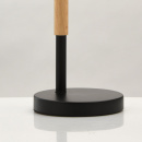 Lampka biurkowa czarny klosz i drewno dębowe MW-Light Megapolis 693031001