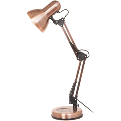 Lampka biurkowa Hobby Leitmotiv miedziana LM1103