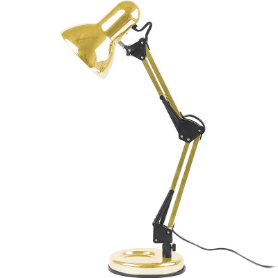 Lampka biurkowa Hobby Leitmotiv złota LM1102