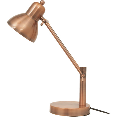 Lampka biurkowa Office Leitmotiv miedziana LM1154OFF