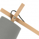 Lampka biurkowa Sheer Leitmotiv szara LM1146