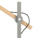 Lampka biurkowa Sheer Leitmotiv szara LM1146