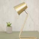 Lampka biurkowa Z Leitmotiv złota LM1129