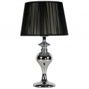 Lampka gabinetowa srebrna z czarnym abażurem Gillenia Candellux 41-21413