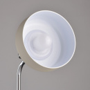 Lampka stołowa beżowa Edgar LED, chromowane ramię MW-LIGHT Megapolis 636031501
