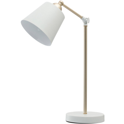 Lampka stołowa biało-złota RegenBogen Megapolis 691032001