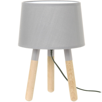 Lampka stołowa Orbit Leitmotiv jasnoszara LM1042