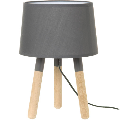 Lampka stołowa Orbit Leitmotiv szara LM1039