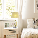 Lampka stołowa ze złotą szarfą Diva Candellux 41-55071