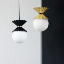 Lampka wisząca biała, matowa kula Ovation Maytoni Modern MOD264-PL-01-B