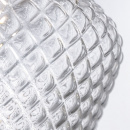 Lampka wisząca, karbowany, gruby, szklany klosz Tommy Maytoni P044PL-01B