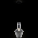 Lampka wisząca, karbowany, szklany klosz Tommy Maytoni P040PL-01B