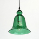 Lampka wisząca kielich z zielonego szkła MW-LIGHT Megapolis 720010301