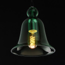 Lampka wisząca kielich z zielonego szkła MW-LIGHT Megapolis 720010301