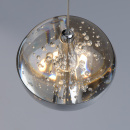 Lampka wisząca - szklana kula LED - nad stół w jadalni MW-LIGHT Megapolis 730010101