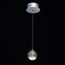 Lampka wisząca - szklana kula LED - nad stół w jadalni MW-LIGHT Megapolis 730010101