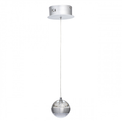 Lampka wisząca - szklana kula LED - nad stół w jadalni MW-LIGHT Megapolis 730010101