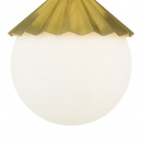 Lampka wisząca szklana kula w mosiężnej oprawie Ovation Maytoni Modern MOD264-PL-01-BS