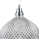 Lampka wisząca, szklany klosz o pięknej teksturze Moreno Maytoni Modern P019-PL-01-N