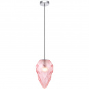 Lampka wisząca, szklany, różowy klosz Globo Maytoni Modern P052PL-01PK