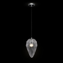 Lampka wisząca, szklany, szary klosz Globo Maytoni Modern P052PL-01GR