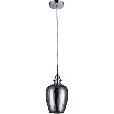 Lampka wisząca, szklany, zadymiony klosz Blues Maytoni Modern MOD033-PL-01-N