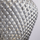 Lampka wisząca, teksturowany, srebrzysty, szklany klosz Tommy Maytoni Modern P054PL-01B