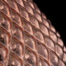 Lampka wisząca, teksturowany, szklany klosz Tommy Maytoni Modern P056PL-01B