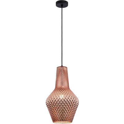 Lampka wisząca, teksturowany, szklany klosz Tommy Maytoni Modern P056PL-01B