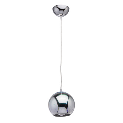 Lampka wisząca w kształcie kuli z efektem 3D chromowana MW-LIGHT Megapolis 663011001