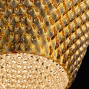 Lampka wisząca, złoty, teksturowany, szklany klosz Tommy Maytoni Modern P055PL-01B