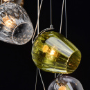 Lampki wiszące kolorowe szkło RegenBogen Megapolis 606010905