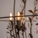 Loftowa lampa wisząca kula z kryształowym zdobieniem RegenBogen Loft 104011708