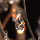 Loftowa lampa wisząca kula z kryształowym zdobieniem RegenBogen Loft 104011708