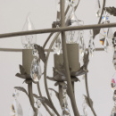 Loftowa lampa wisząca kula z kryształowym zdobieniem RegenBogen Loft 104011708