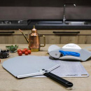 Łopata, taca i radełko do pizzy Amica Gimetal GI-SETCLASS33/25