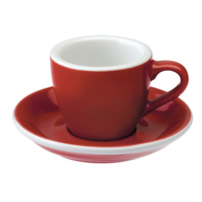 Loveramics Egg - Filiżanka i spodek Espresso 80 ml - Red LVRM-026