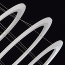 Luksusowa lampa wisząca - 5 okręgów LED - regulowana wysokość RegenBogen 661014505