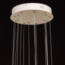 Luksusowa lampa wisząca - 5 okręgów LED - regulowana wysokość RegenBogen 661014505